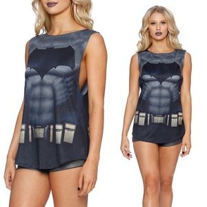 Black Milk Batman Suit Muscle Top
